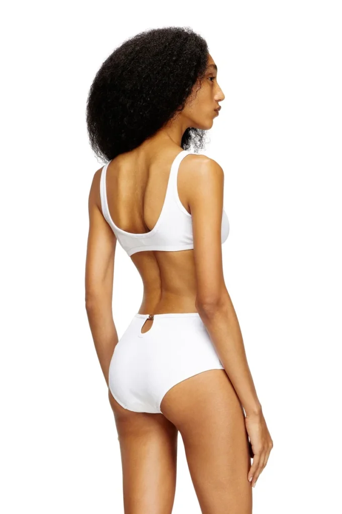 florence-dnm Soft bra in cotton rib with jewel Oval D