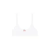 florence-dnm Soft bra in cotton rib with jewel Oval D