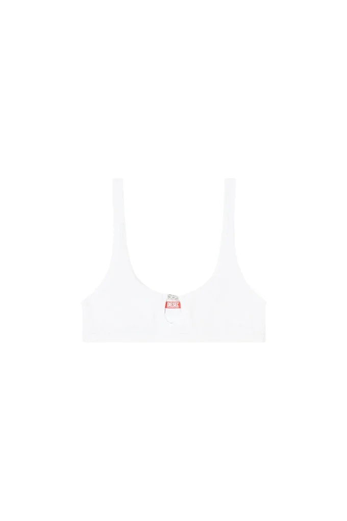 florence-dnm Soft bra in cotton rib with jewel Oval D