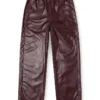 fr-p-arten Pants with logo in burgundy