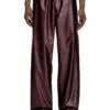 fr-p-arten Pants with logo in burgundy
