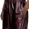 fr-p-arten Pants with logo in burgundy