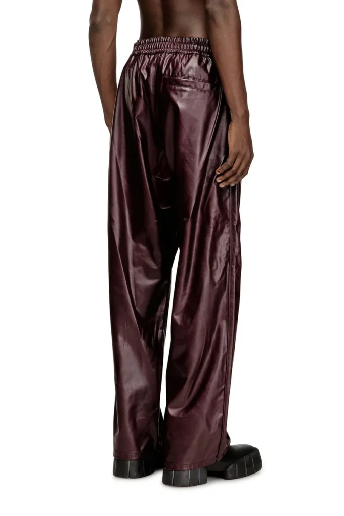 fr-p-arten Pants with logo in burgundy
