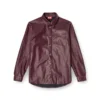 fr-s-simply Shirt with logo in burgundy