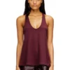 fr-t-ipsya Burgundy tank top with Oval D detail