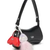 play clutch Play-Semi gloss leather shoulder bag