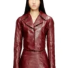 g-ameck Tailored jacket in coated fabric