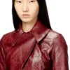 g-ameck Tailored jacket in coated fabric