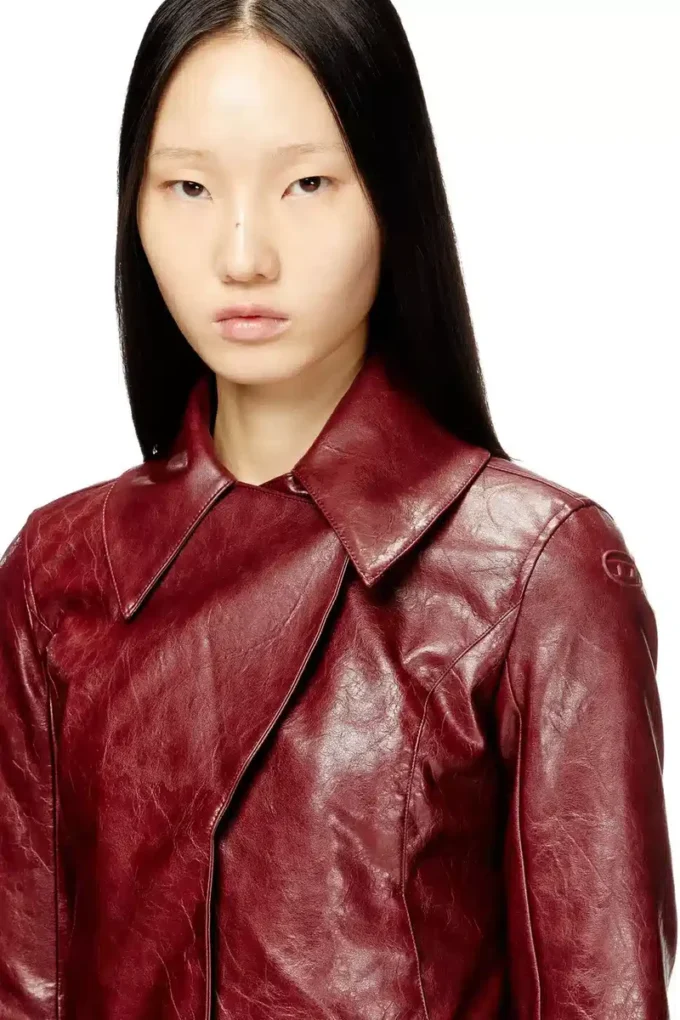 g-ameck Tailored jacket in coated fabric