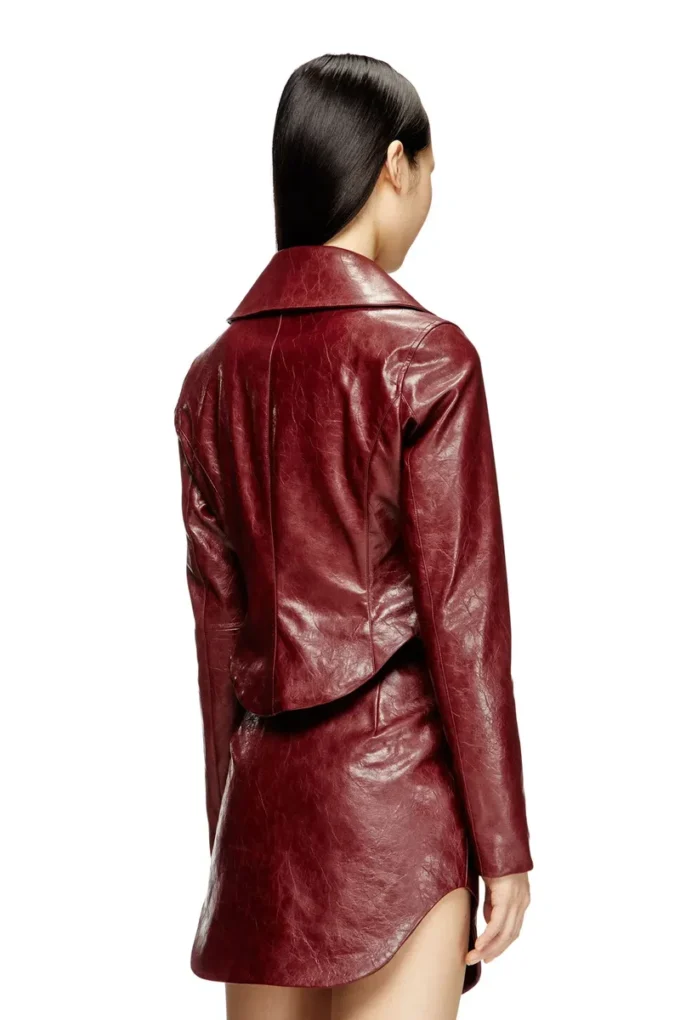 g-ameck Tailored jacket in coated fabric