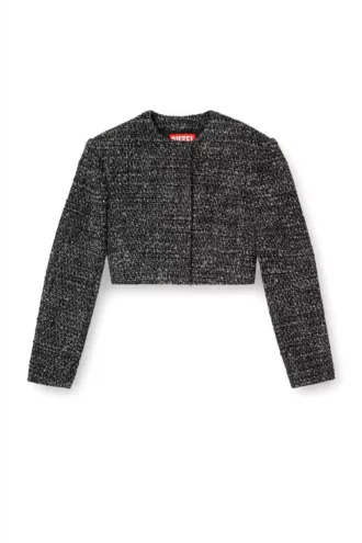 g-crop-g Cropped jacket in bouclé fabric