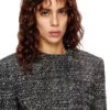 g-crop-g Cropped jacket in bouclé fabric