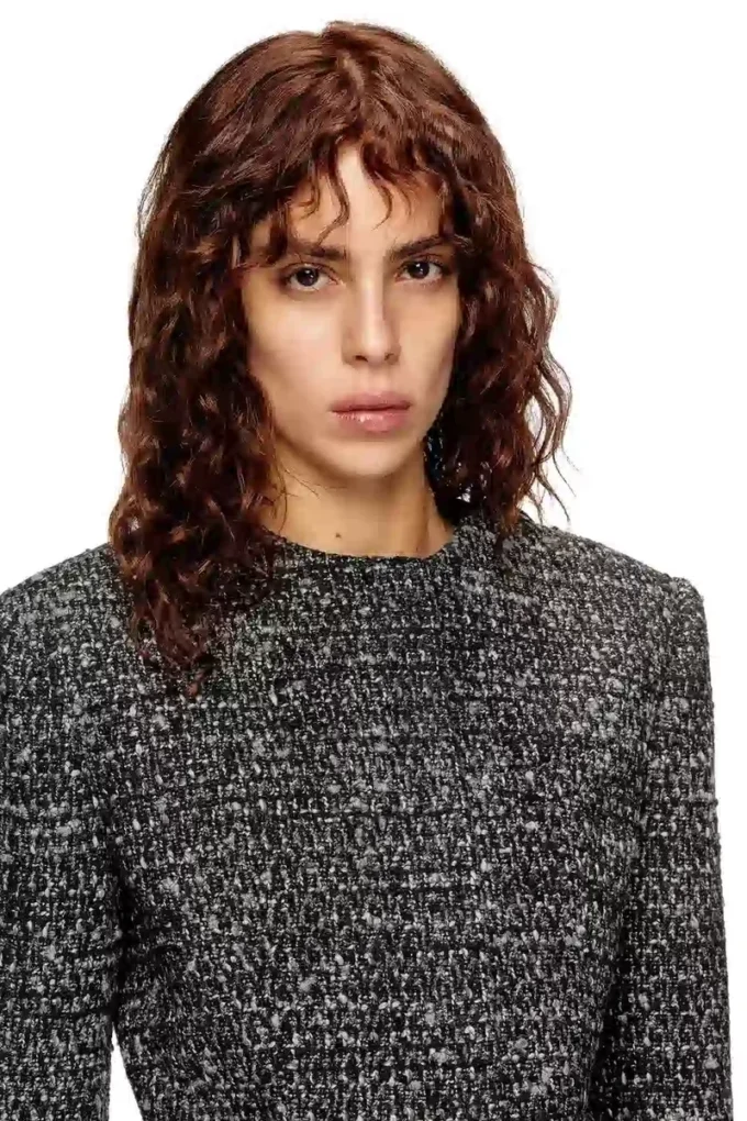 g-crop-g Cropped jacket in bouclé fabric