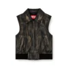 g-inko Bomber vest with distressed effect