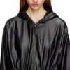 g-lary Distressed utilitarian hooded coat