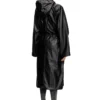 g-lary Distressed utilitarian hooded coat