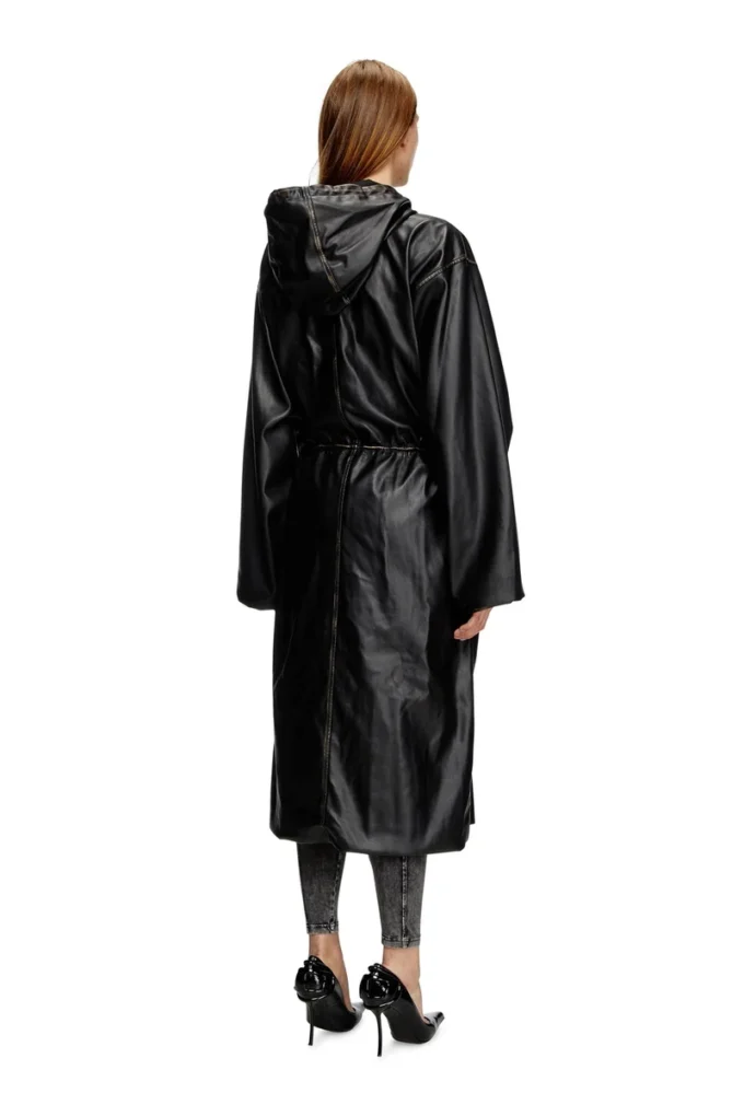 g-lary Distressed utilitarian hooded coat
