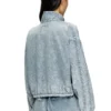 g-leam-r1 Cropped jacket in recycled nylon taslan