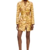 g-oji Trench coat with duck print