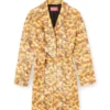 g-oji Trench coat with duck print