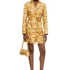 g-oji Trench coat with duck print