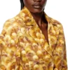 g-oji Trench coat with duck print