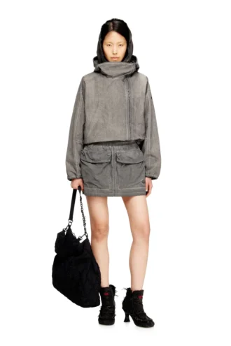 g-orilla Hooded windbreaker in treated Taslan