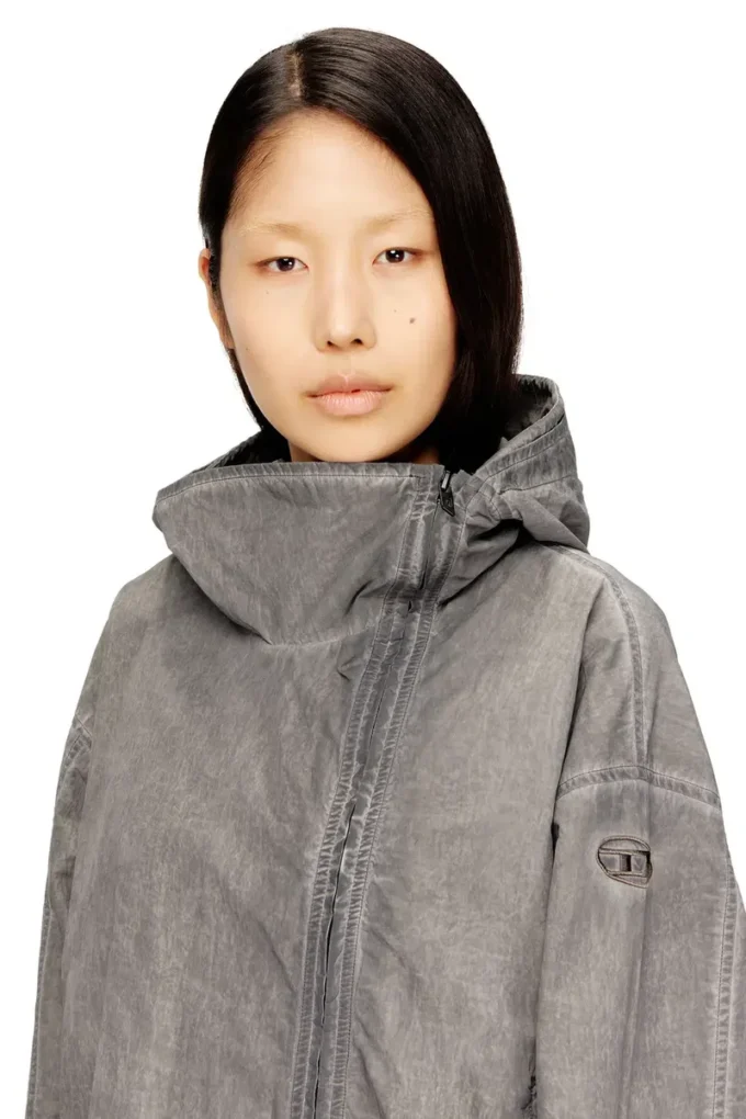 g-orilla Hooded windbreaker in treated Taslan