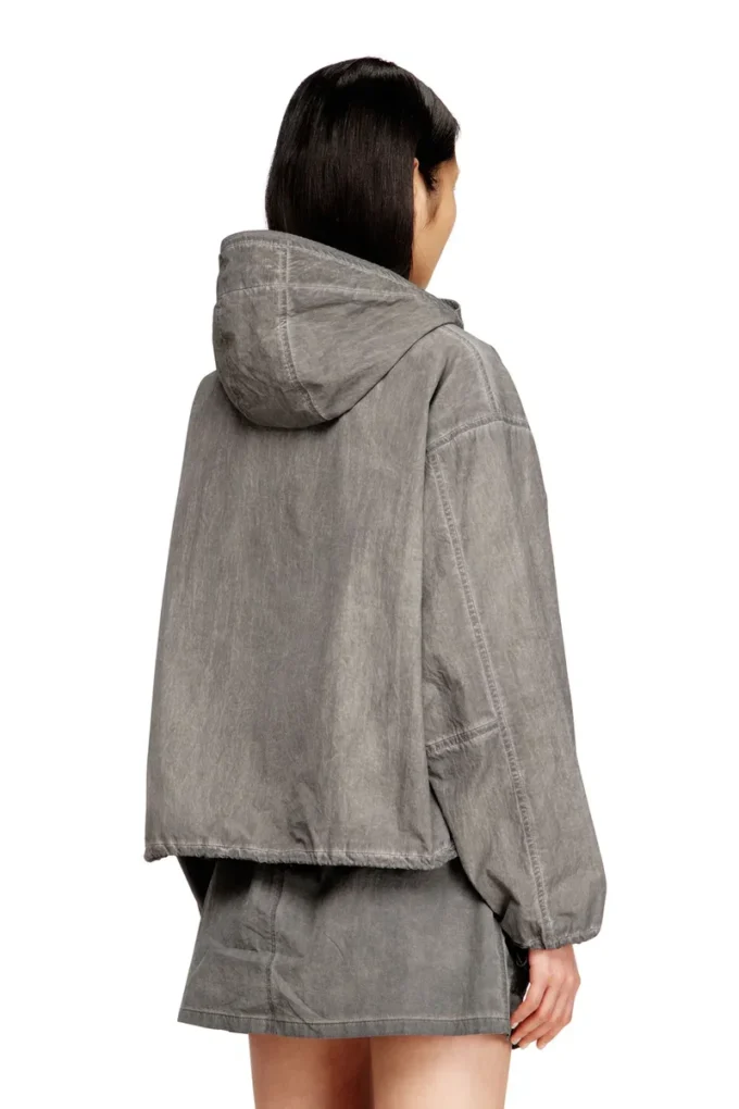 g-orilla Hooded windbreaker in treated Taslan
