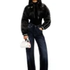 g-ospel-cp Cropped satin souvenir jacket