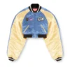 g-ospel-cp Cropped satin souvenir jacket