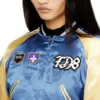 g-ospel-cp Cropped satin souvenir jacket