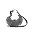 grab-d hobo s Grab-D S-Small scrunched hobo bag in crystal denim