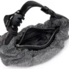 grab-d hobo s Grab-D S-Small scrunched hobo bag in crystal denim