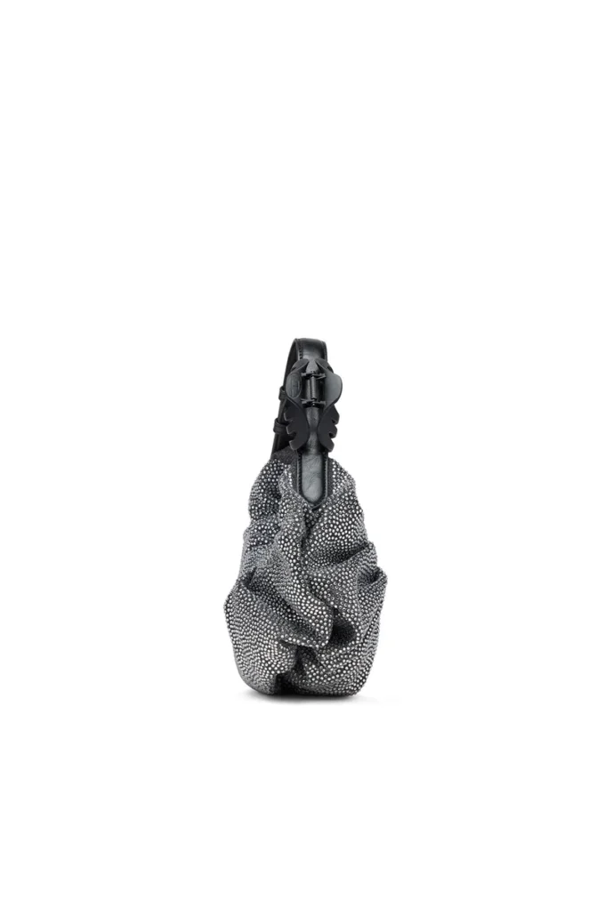 grab-d hobo s Grab-D S-Small scrunched hobo bag in crystal denim