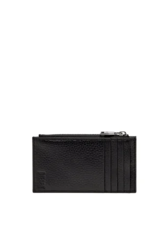 hissu evo card holder iii Flat card holder in grainy leather