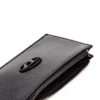 hissu evo card holder iii Flat card holder in grainy leather