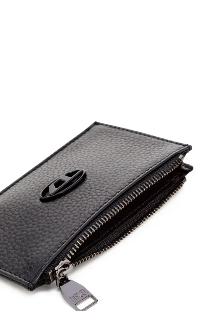 hissu evo card holder iii Flat card holder in grainy leather