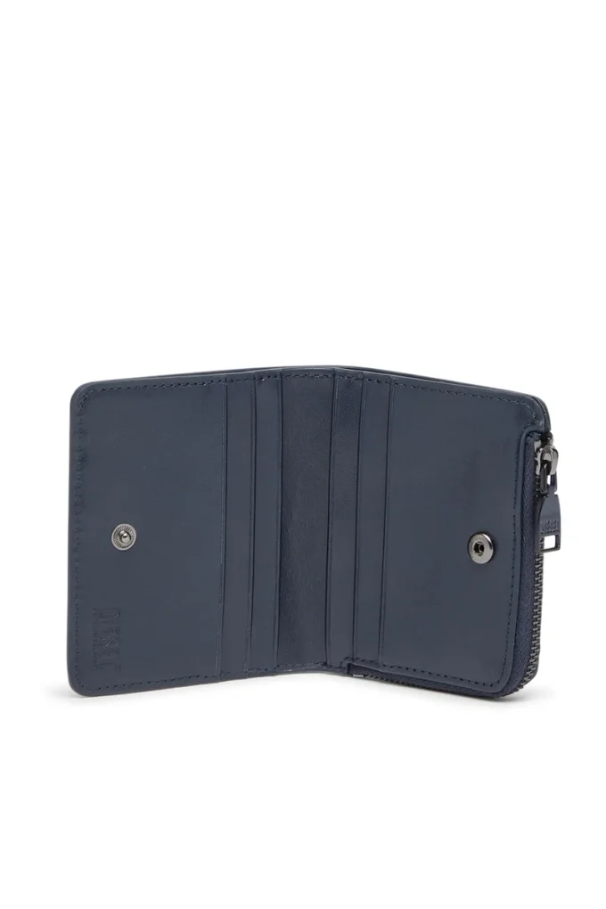 holi -d bi fold zip l Zipped leather card holder