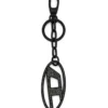 holy-c Metal Oval D keyring with crystals