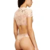 irma-gft Cropped T-shirt with metallic effect