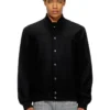 j-arry Lined bomber jacket in wool blend