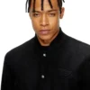 j-arry Lined bomber jacket in wool blend