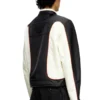 j-blink-a Colour-block biker jacket with piping