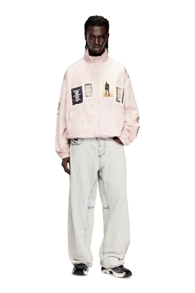 j-claus-a-gsbr Windbreaker with graphic patches