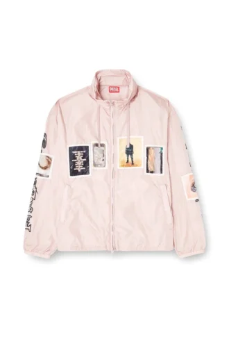 j-claus-a-gsbr Windbreaker with graphic patches