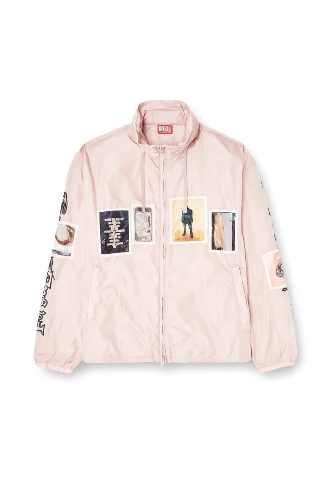 j-claus-a-gsbr Windbreaker with graphic patches