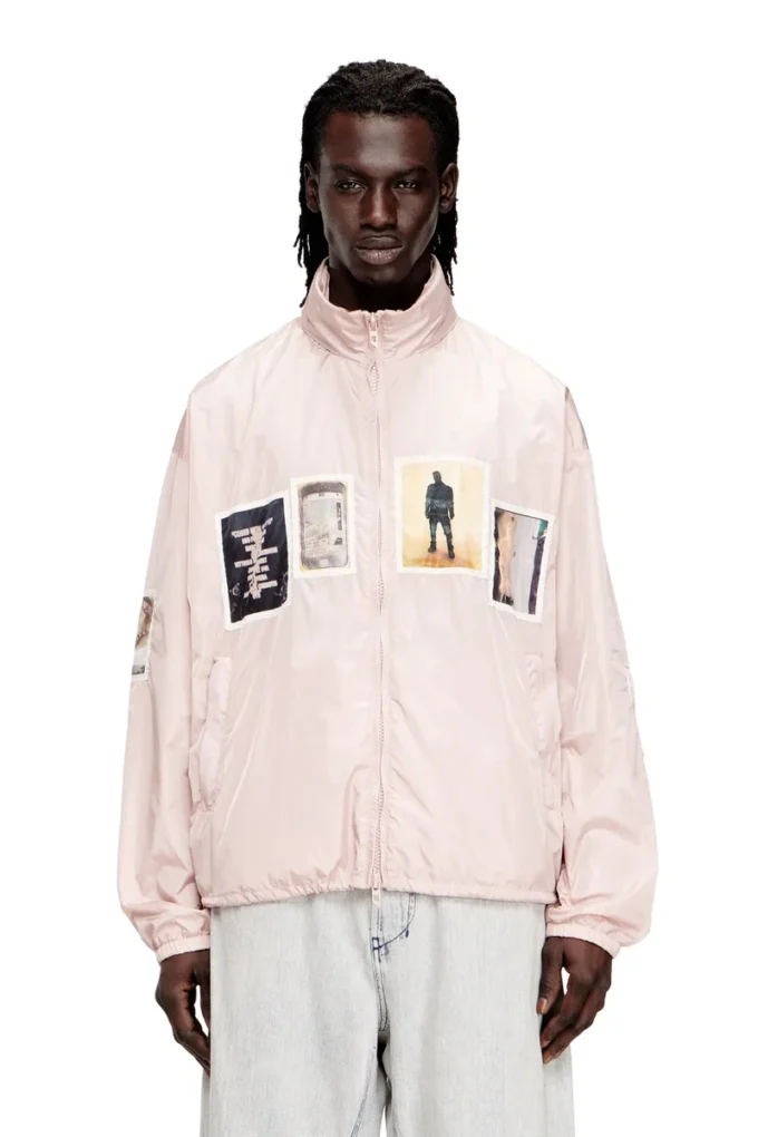 j-claus-a-gsbr Windbreaker with graphic patches