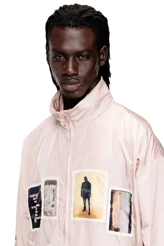 j-claus-a-gsbr Windbreaker with graphic patches
