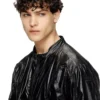 j-clays Biker jacket in shiny ripstop